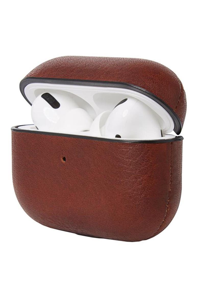 AirPods Pro Leather Case, Alternate, color, CHOCOLATE BROWN