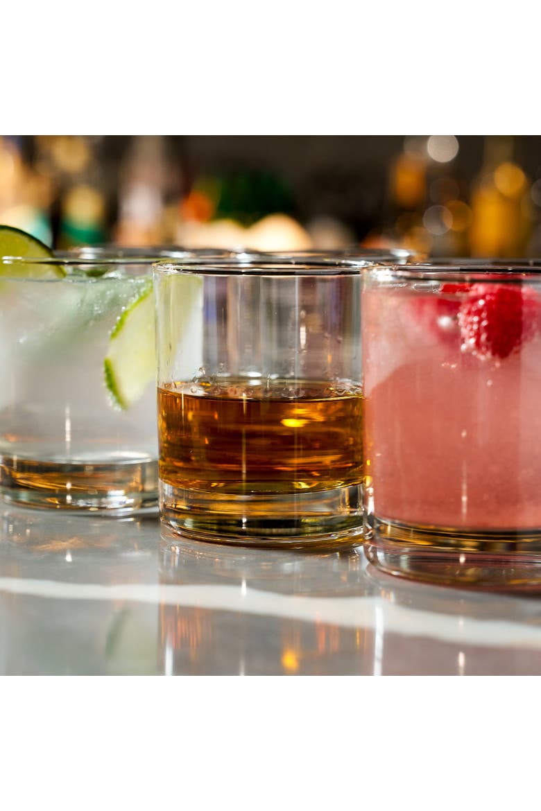 Lowball Marino Rocks Glass - 10oz - Set of 6, Alternate, color, Clear