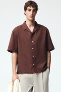 H&M Relaxed-fit linen-blend resort shirt