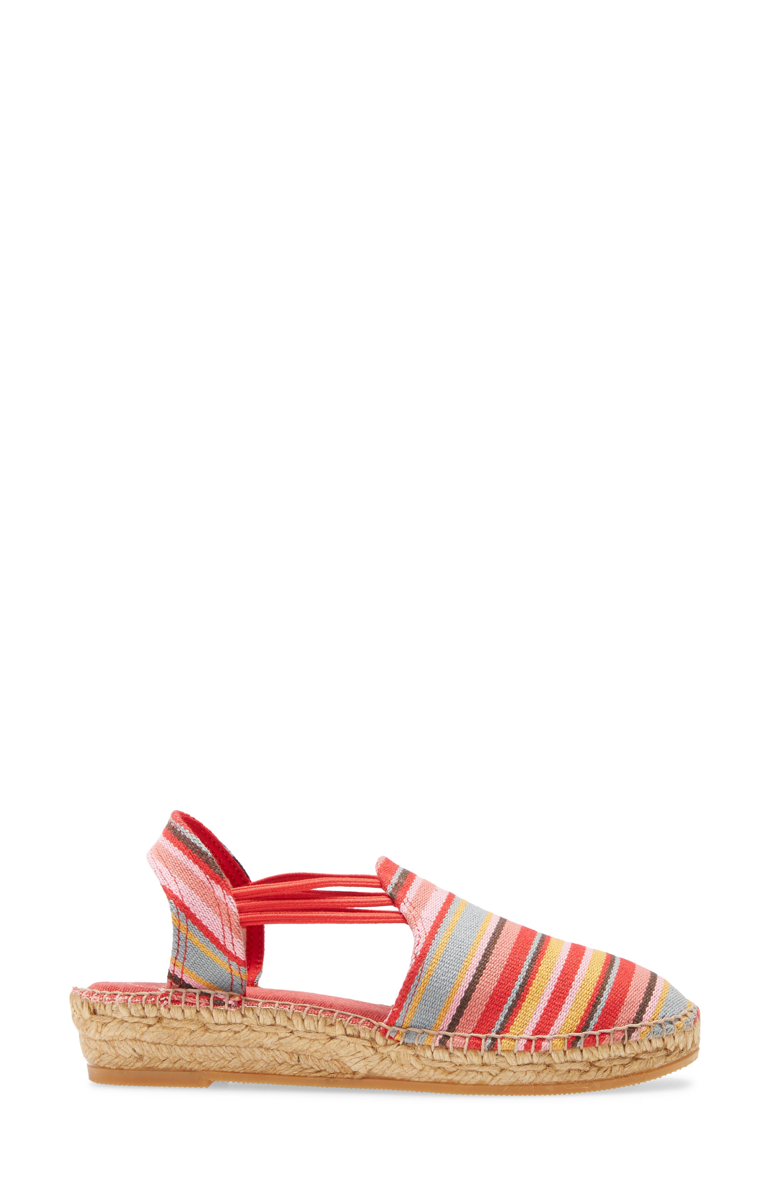 Toni Pons Norma Wedge Espadrille Sandal, Alternate, color, Red Canvas