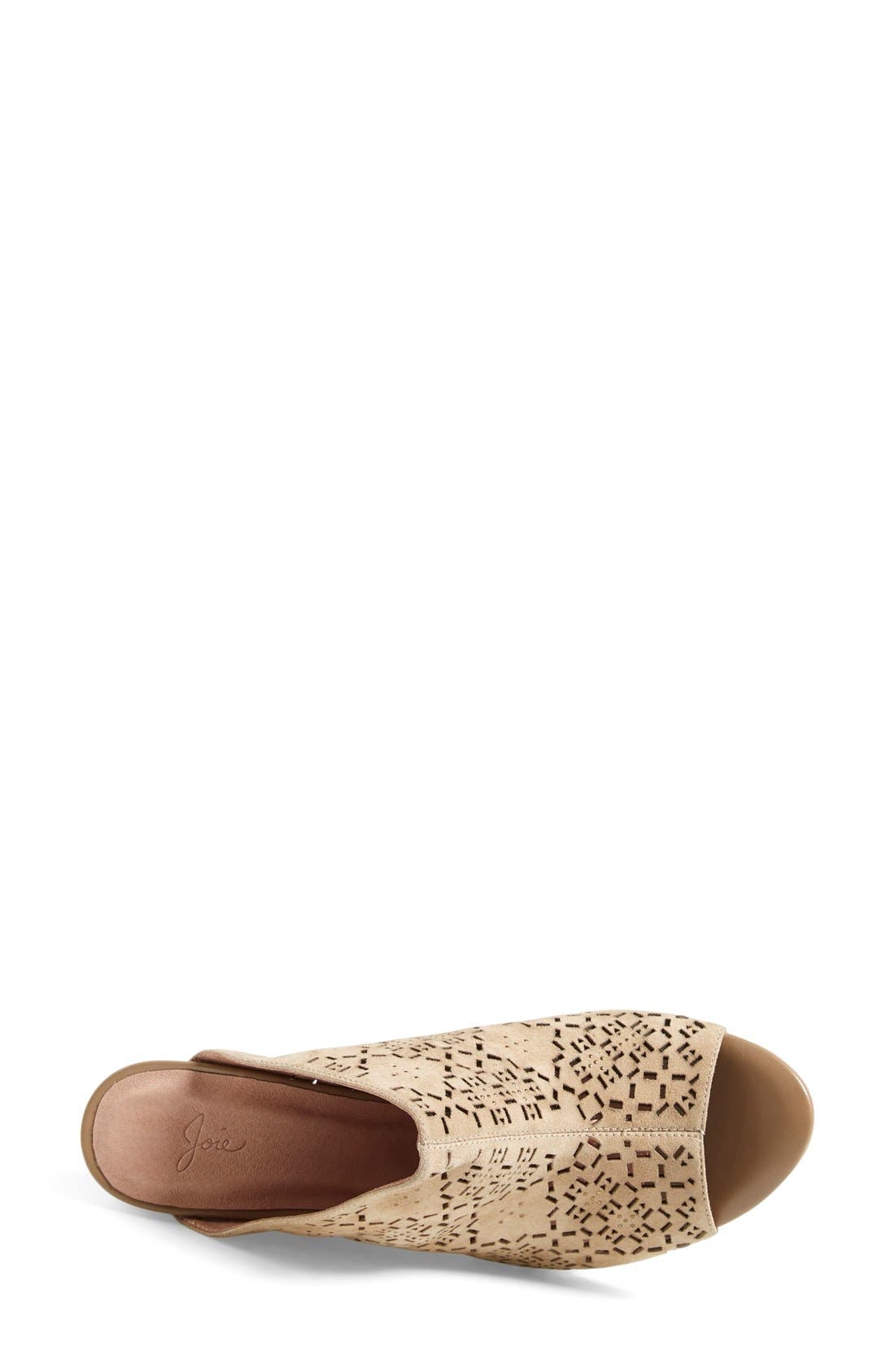 'Anita' Wedge Sandal, Alternate, color, CEMENT
