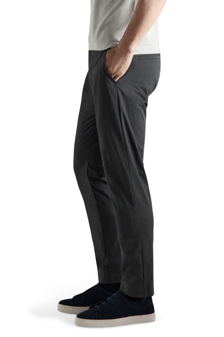 Water Repellent Slim Fit Pants, Alternate, color, DARK HEATHER GREY