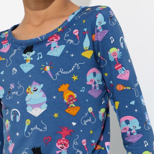 Bellabu Bear Kids' Trolls Music Set Of 2 Piece Pajamas In Trolls Music