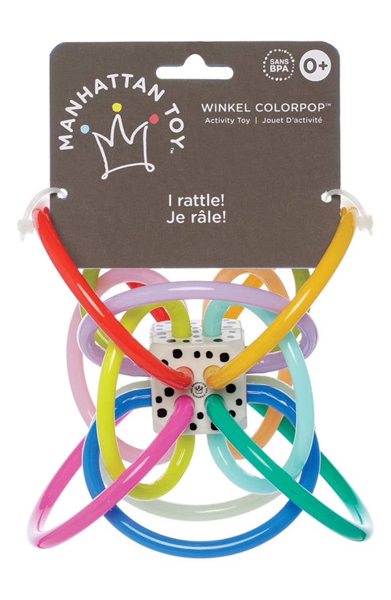 Manhattan Toy Winkel Colorpop Teething Toy, Alternate, color, 