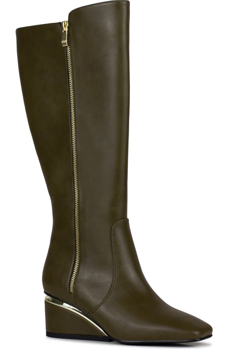 NINETY UNION Morgan Tall Wedge Boot, Main, color, Olive