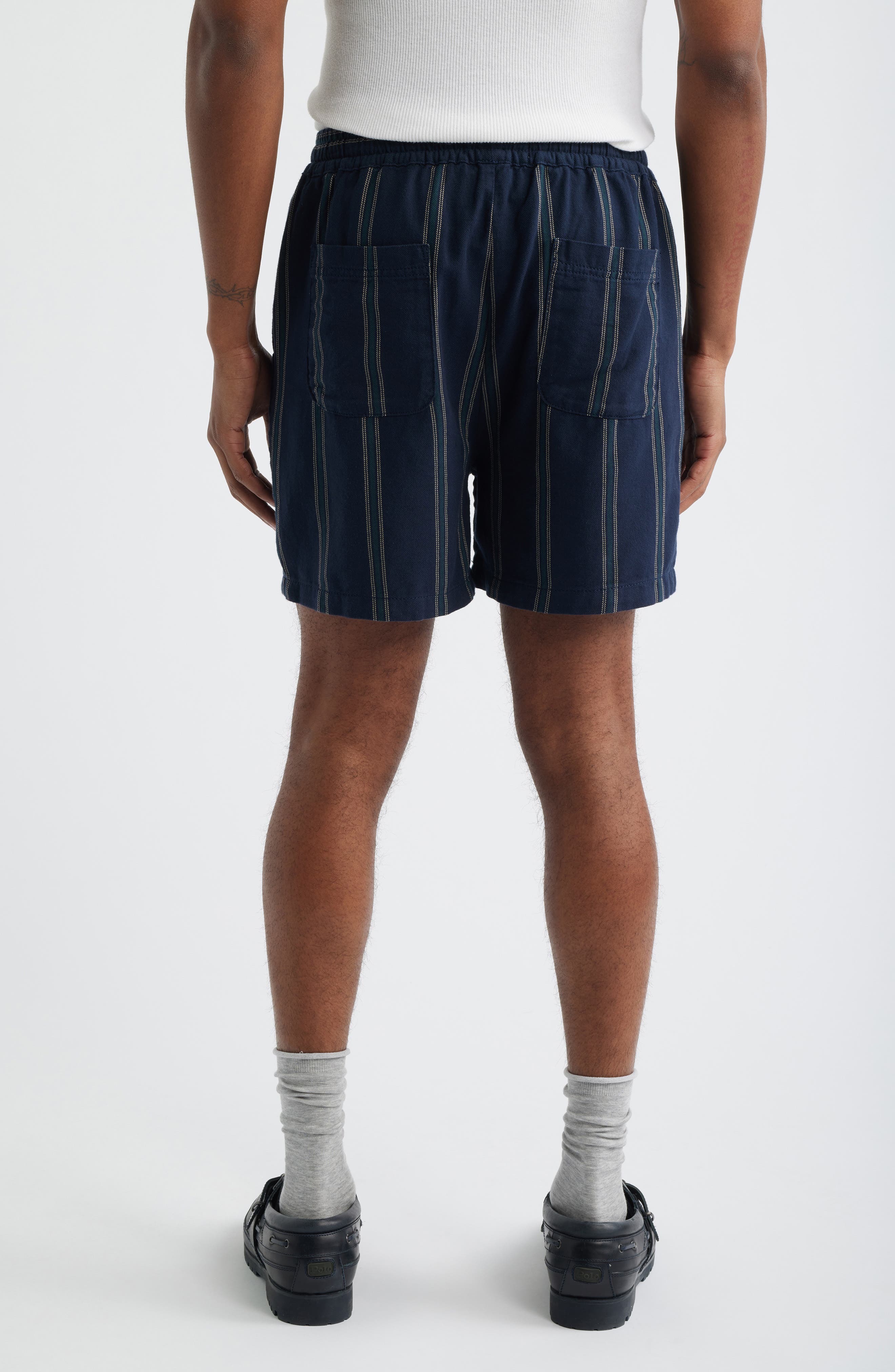 Lawson Stripe Cotton Drawstring Shorts - image 2