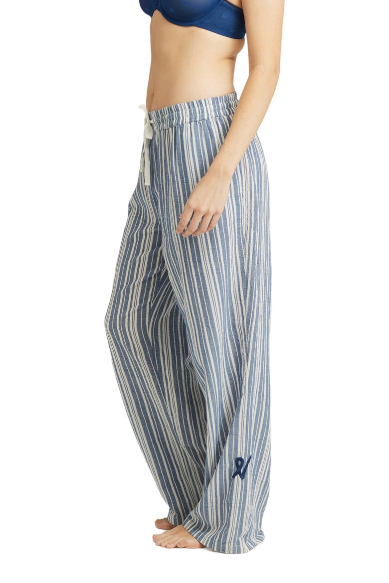 The Classic Trouser, Alternate, color, Navy Stripe