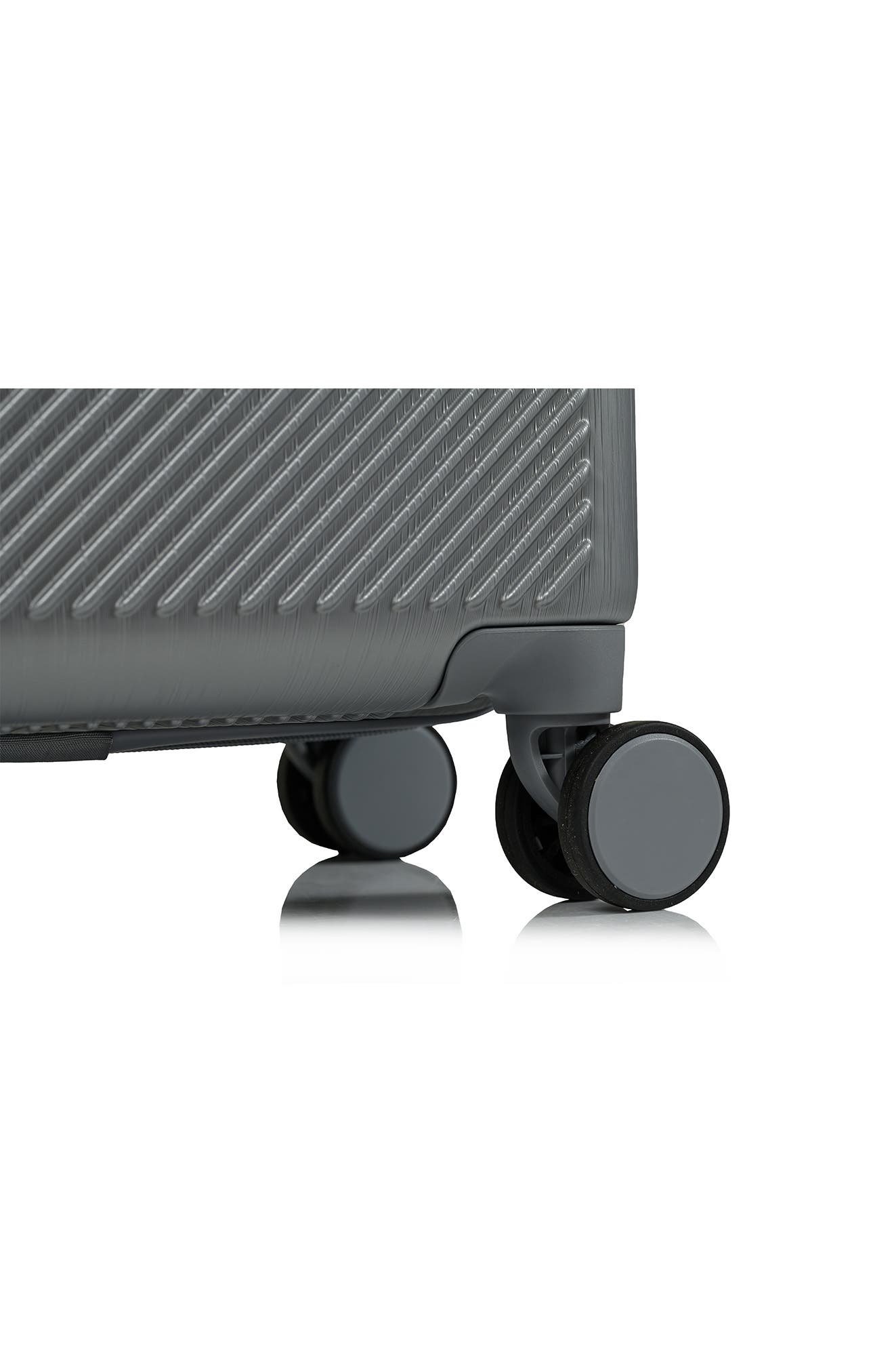 CHAMPS Iconic II 3-Piece Luggage Set, Alternate, color, Silver