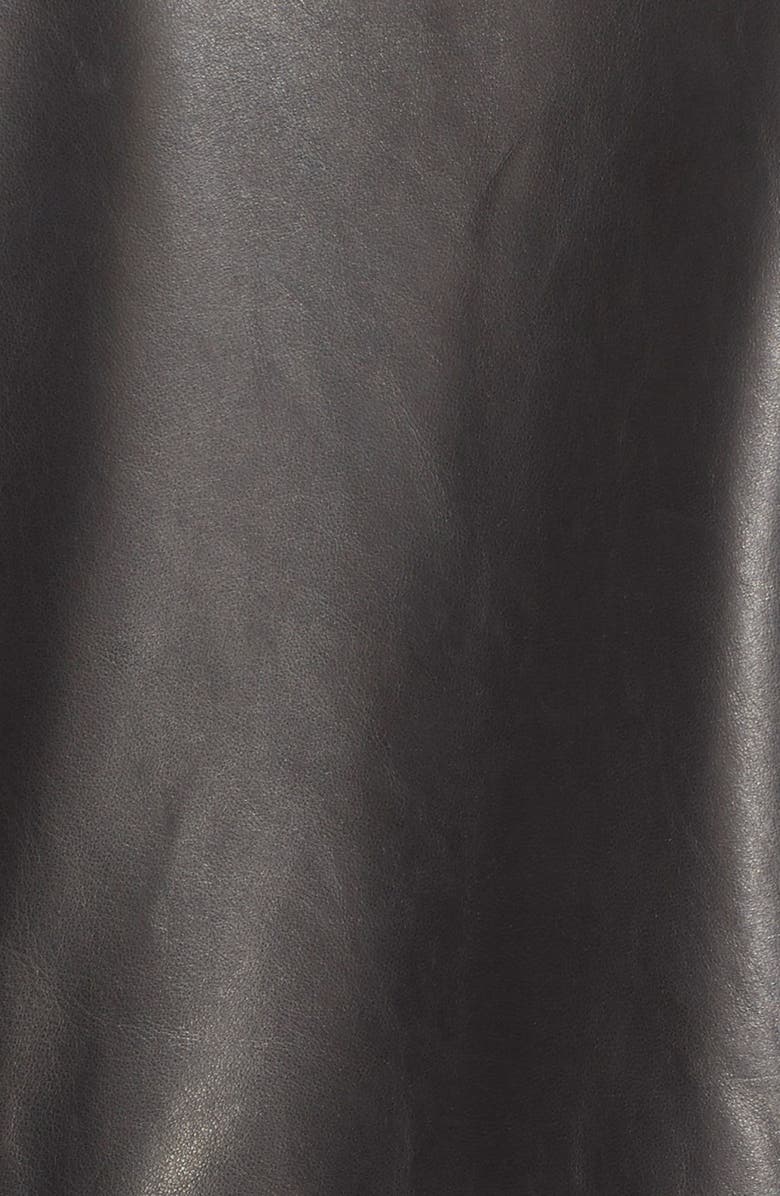 Acne Studios 'Swift' Lambskin Leather Moto Jacket, Alternate, color, 