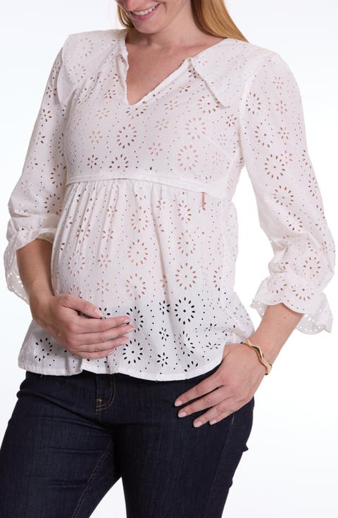 Clothilde Maternity and Nursing Blouse