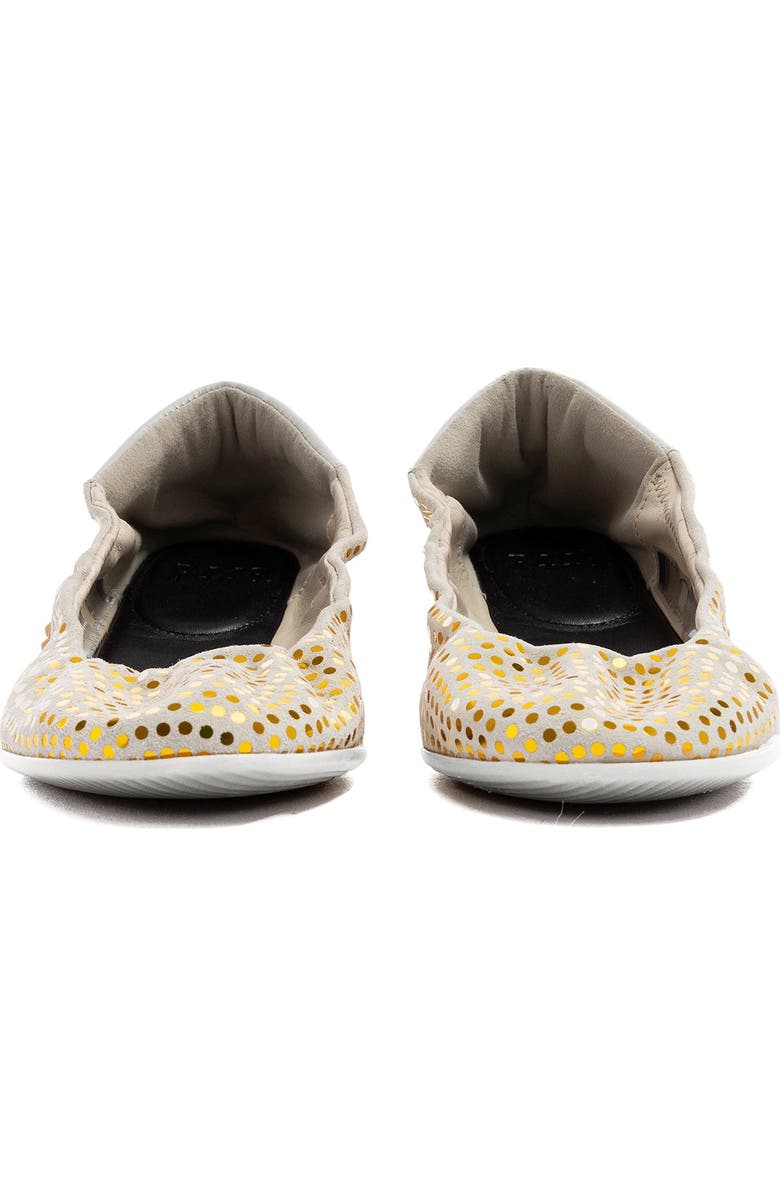 P448 Stella Paillettes Ballet Flat, Alternate, color, Gold/White