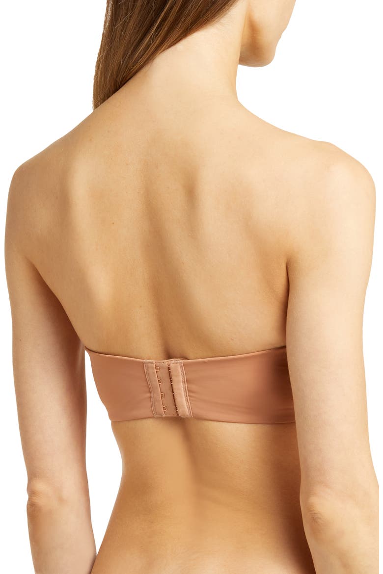 Rouse Full Coverage Lightly Lined Strapless Bra, Alternate, color, GINGER/ IVR