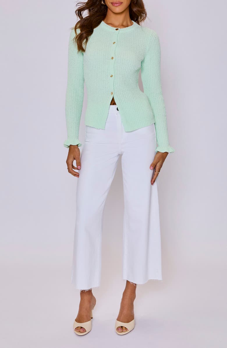 VICI Collection Willow Novelty Button Rib Cardigan, Alternate, color, 