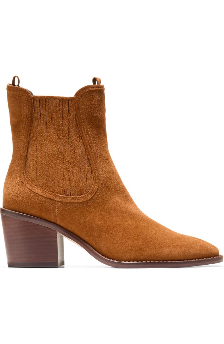 Cole Haan Janelle Chelsea Boot, Alternate, color, Tobacco Suede