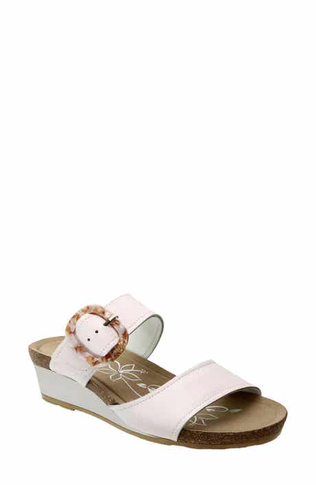 David Tate Fantasy Platform Wedge Slide Sandal