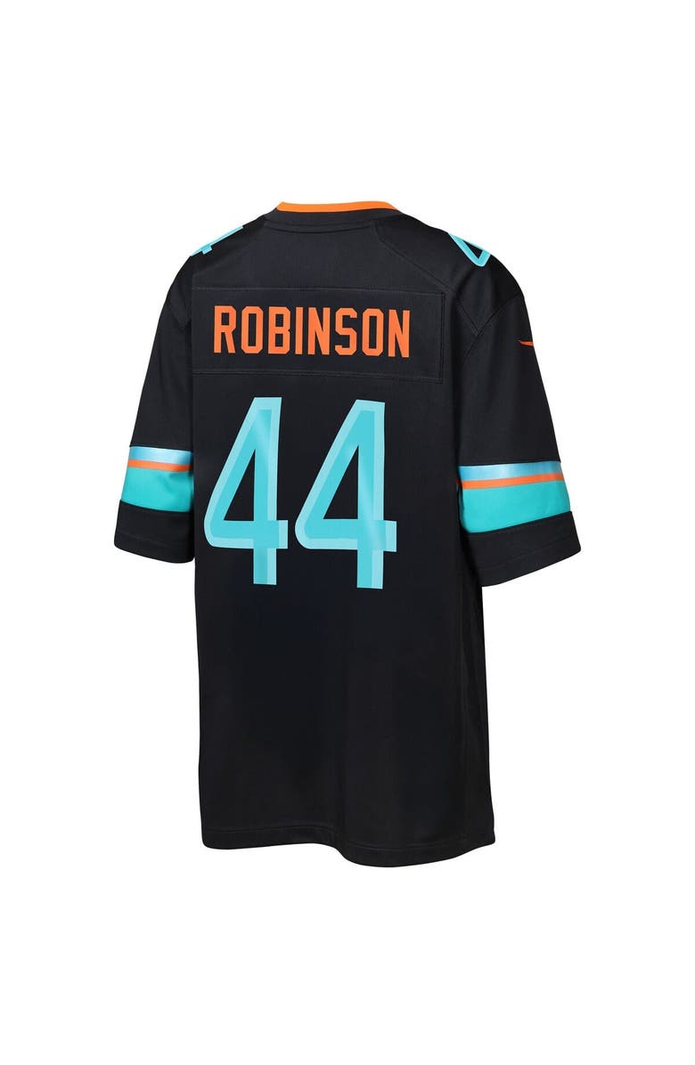 Nike Youth Nike Chop Robinson Pitch Blue Miami Dolphins 2025 Rivalries Collection Game Jersey, Alternate, color, Navy