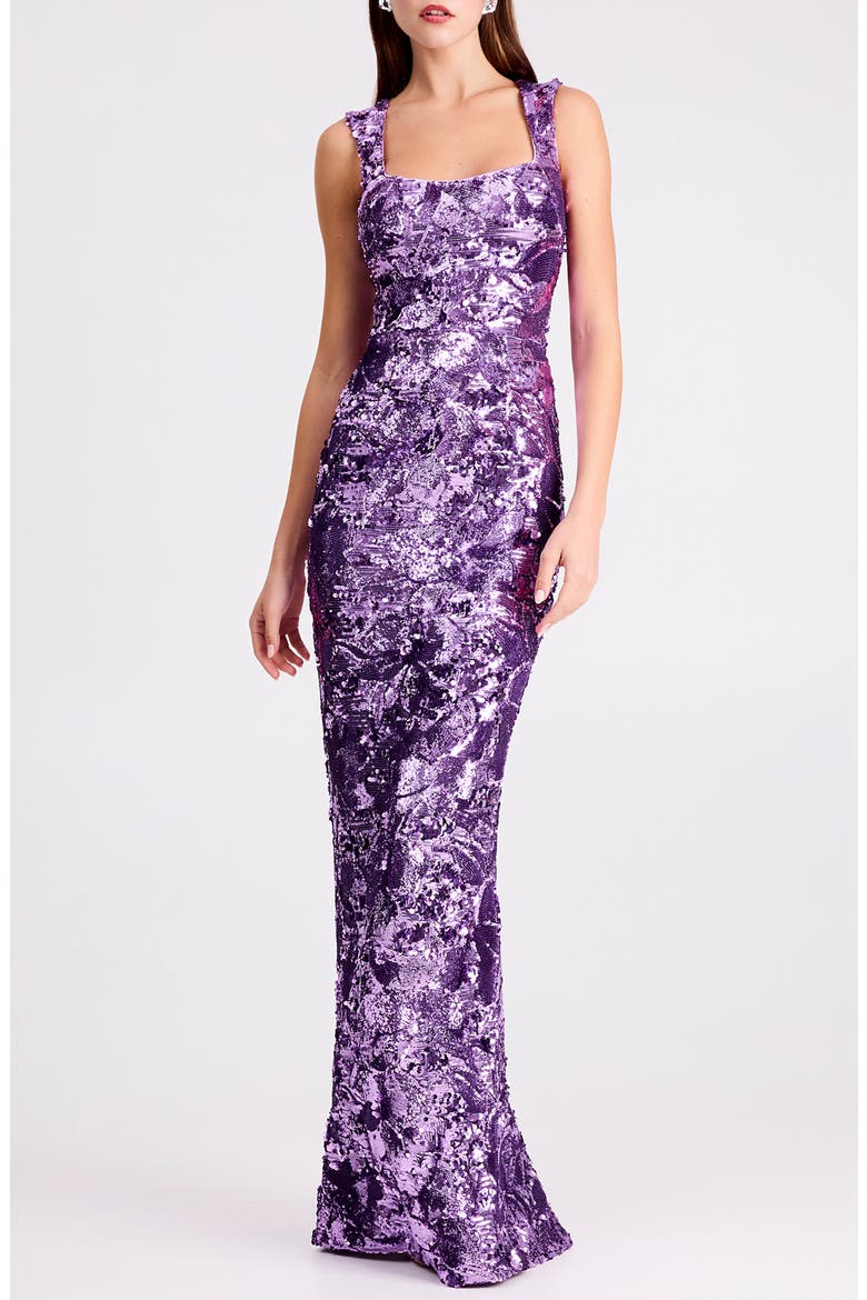 Iris Floral Sequin Gown video