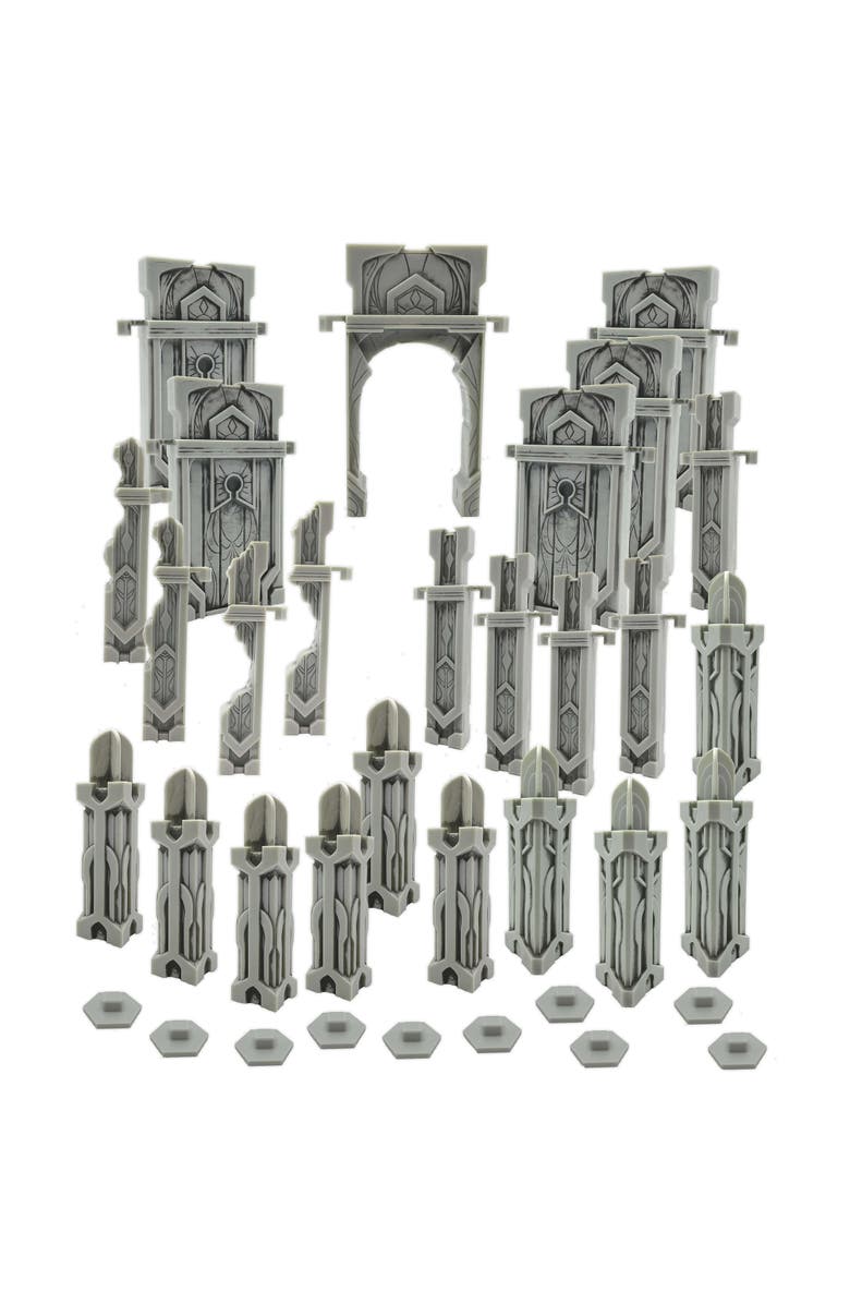 Renegade Game Studios Heroscape The Ruins at Laur's Edge Terrain Expansion, Alternate, color, Multicolored