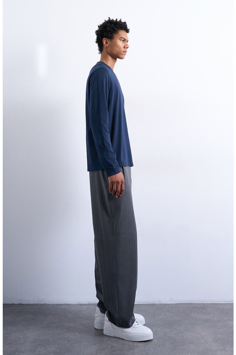 Relaxed Long Sleeve T-Shirt, Alternate, color, NAVY