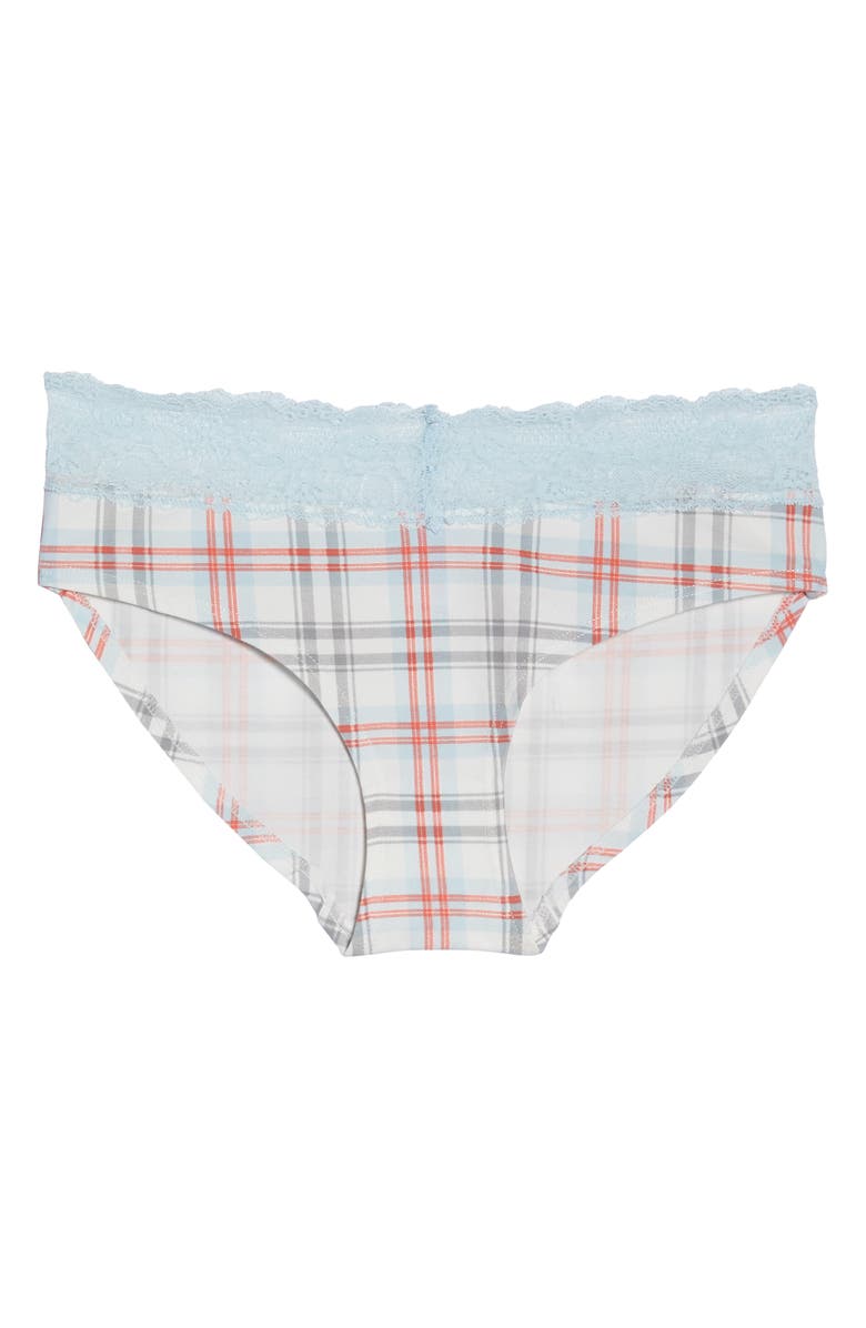 Make + Model Lace Trim Hipster Briefs, Alternate, color, 