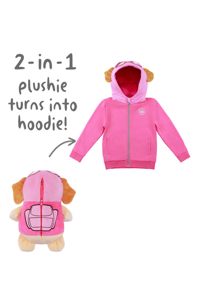 Cubcoats x Nickelodeon<sup>®</sup> PAW Patrol<sup>™</sup> Skye 2-in-1 Stuffed Animal Hoodie, Alternate, color,