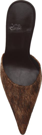 Robyn Genuine Calf Hair Pointed Toe Mule