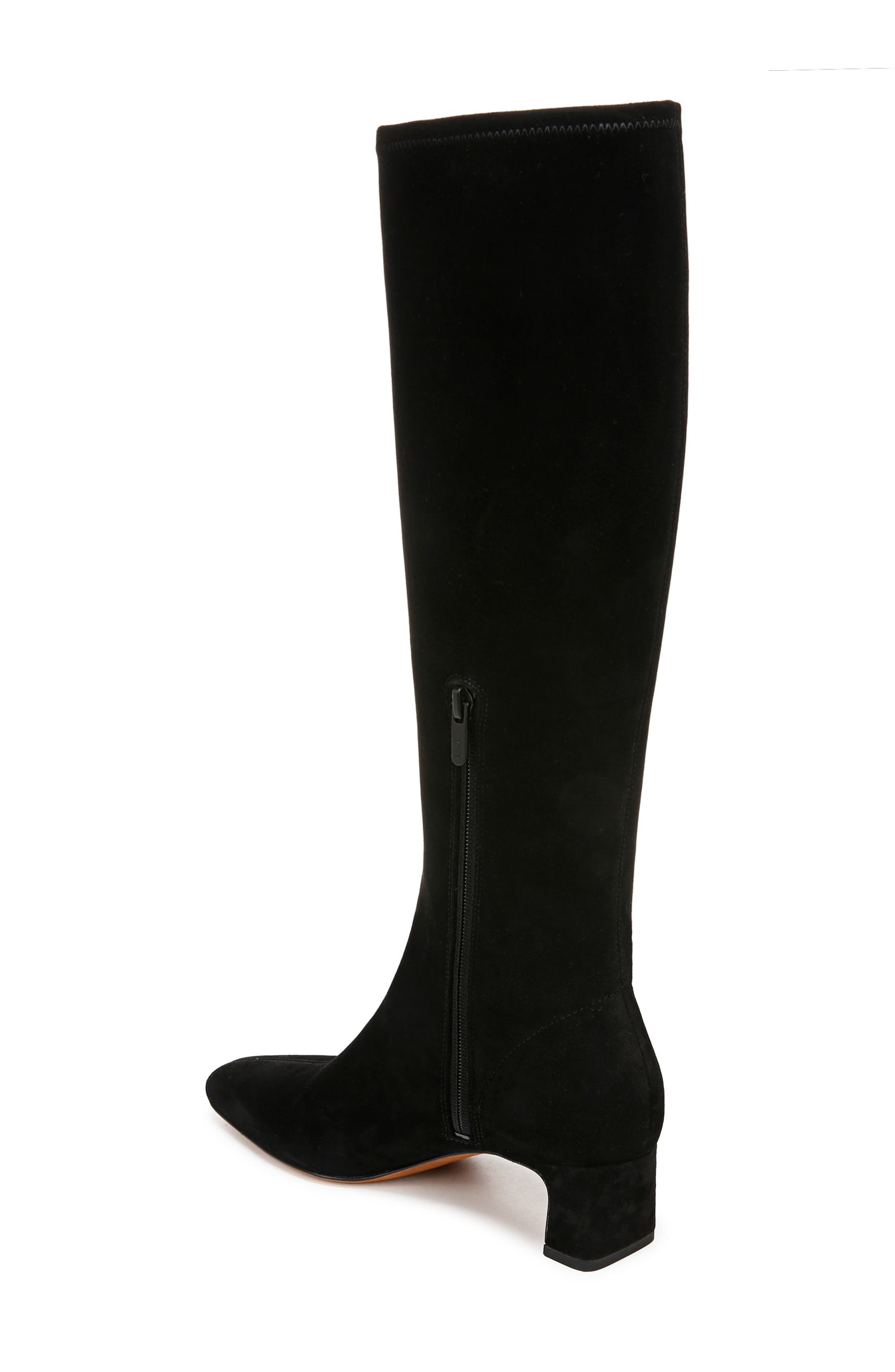 Saira Knee High Boot, Alternate, color, BLACK