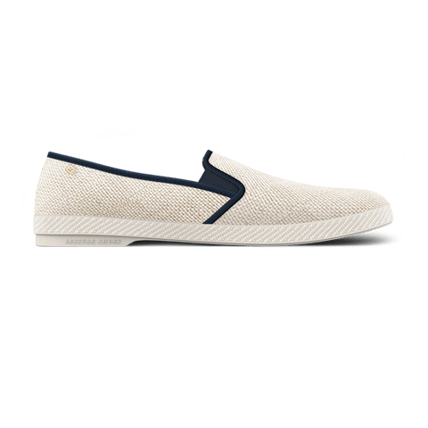 Classic Textured Raffia Slip-On Loafer