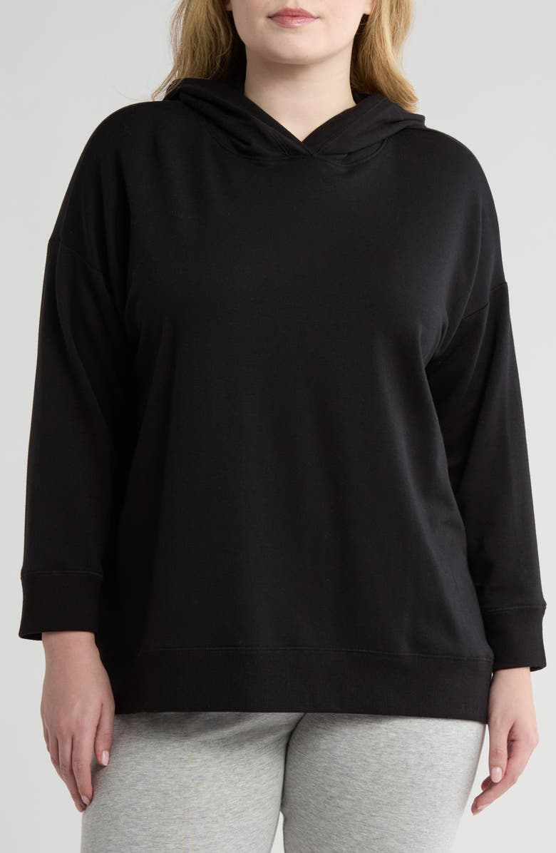 Eileen Fisher Hooded Boxy Top, Main, color, 