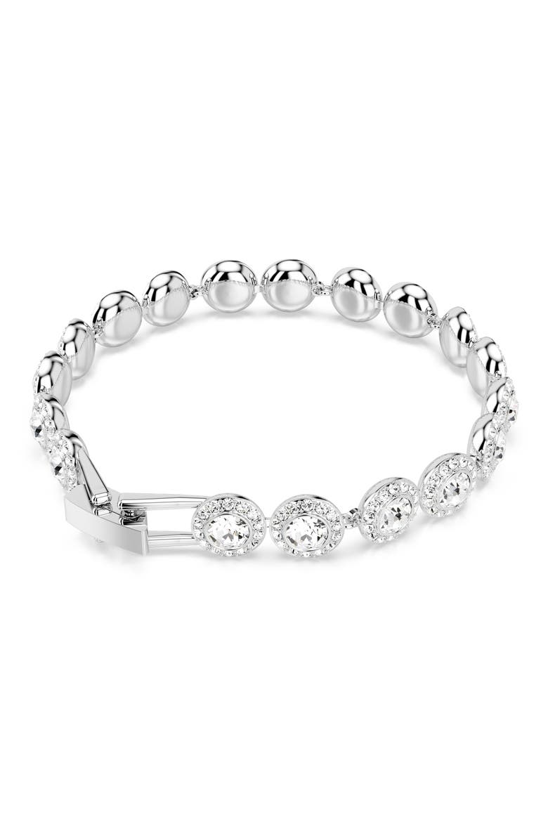 Una Crystal Bracelet, Alternate, color, SILVER/ WHITE
