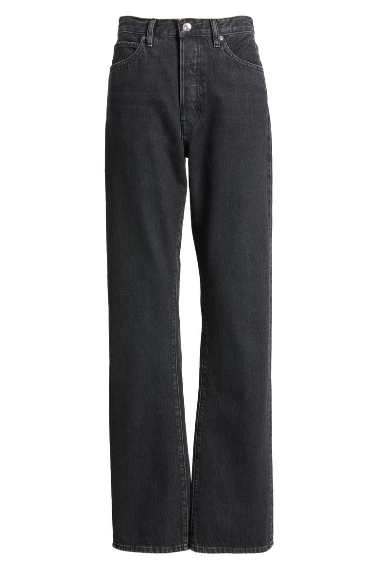 The Vertical High Waist Relaxed Straight Leg Jeans, Alternate, color, DEATH VALLEY