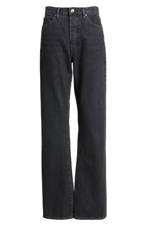 Frame The Vertical High Waist Relaxed Straight Leg Jeans In Death Valley