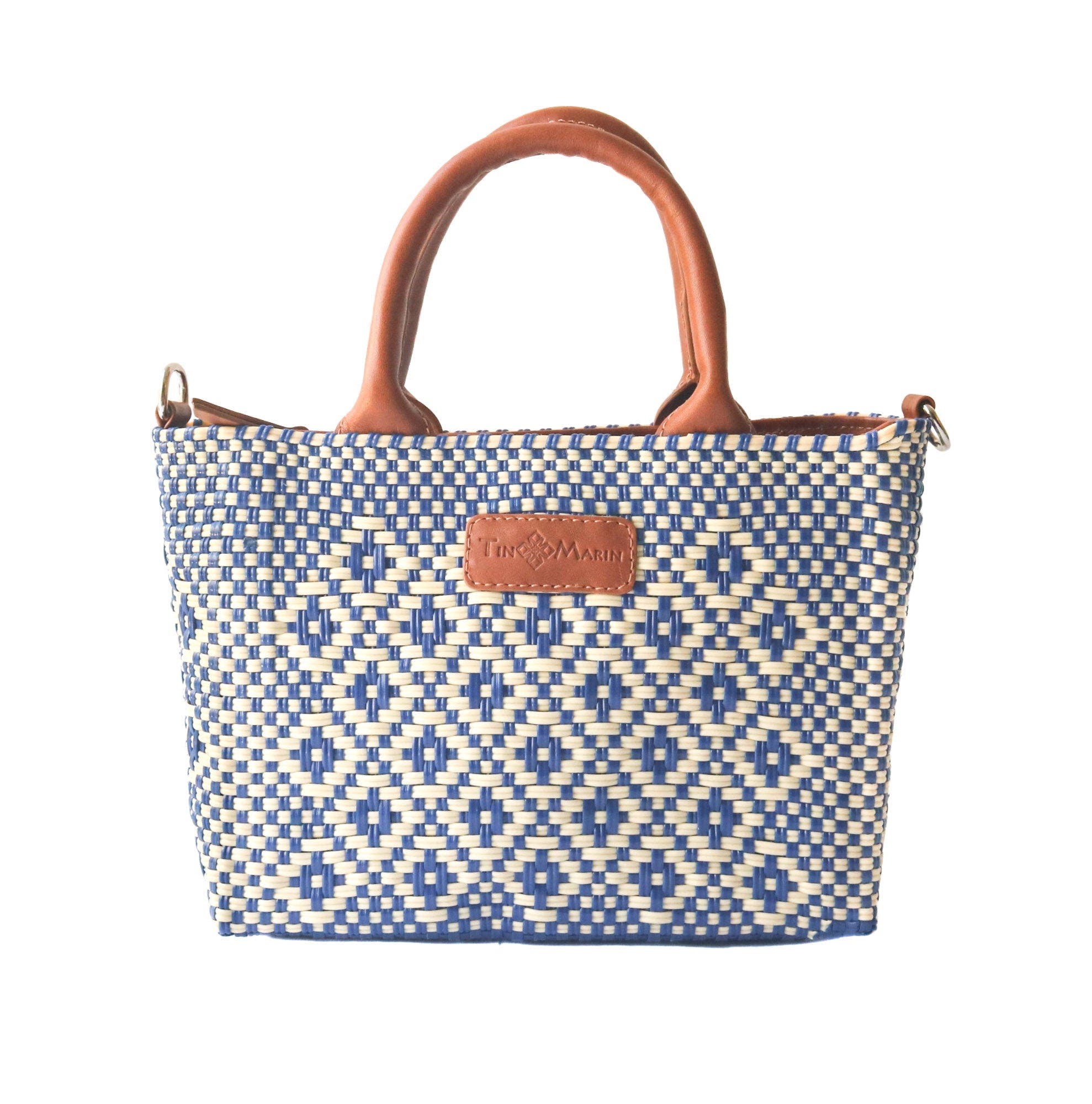 Small Woven Crossbody, Alternate, color, Tan Leather Straps