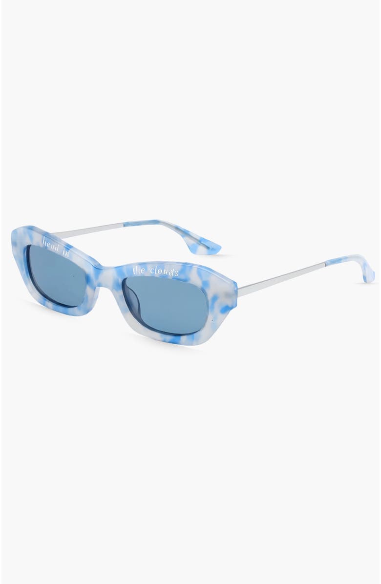 INDY Head In The Clouds Polarized Sunglasses, Alternate, color, Blue