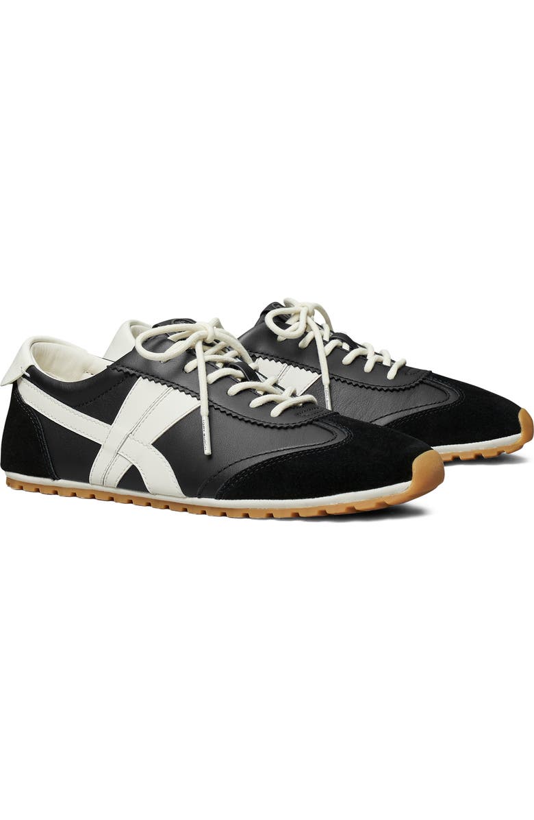 Tory Burch Hank Field Sneaker, Main, color, Black / Blanc / Black