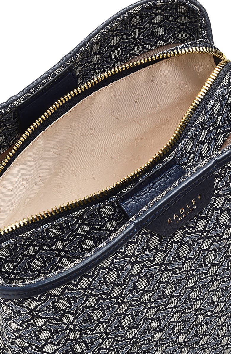 Radley Dukes Place Heirloom Jacquard Shoulder Bag, Alternate, color, Goose Grey