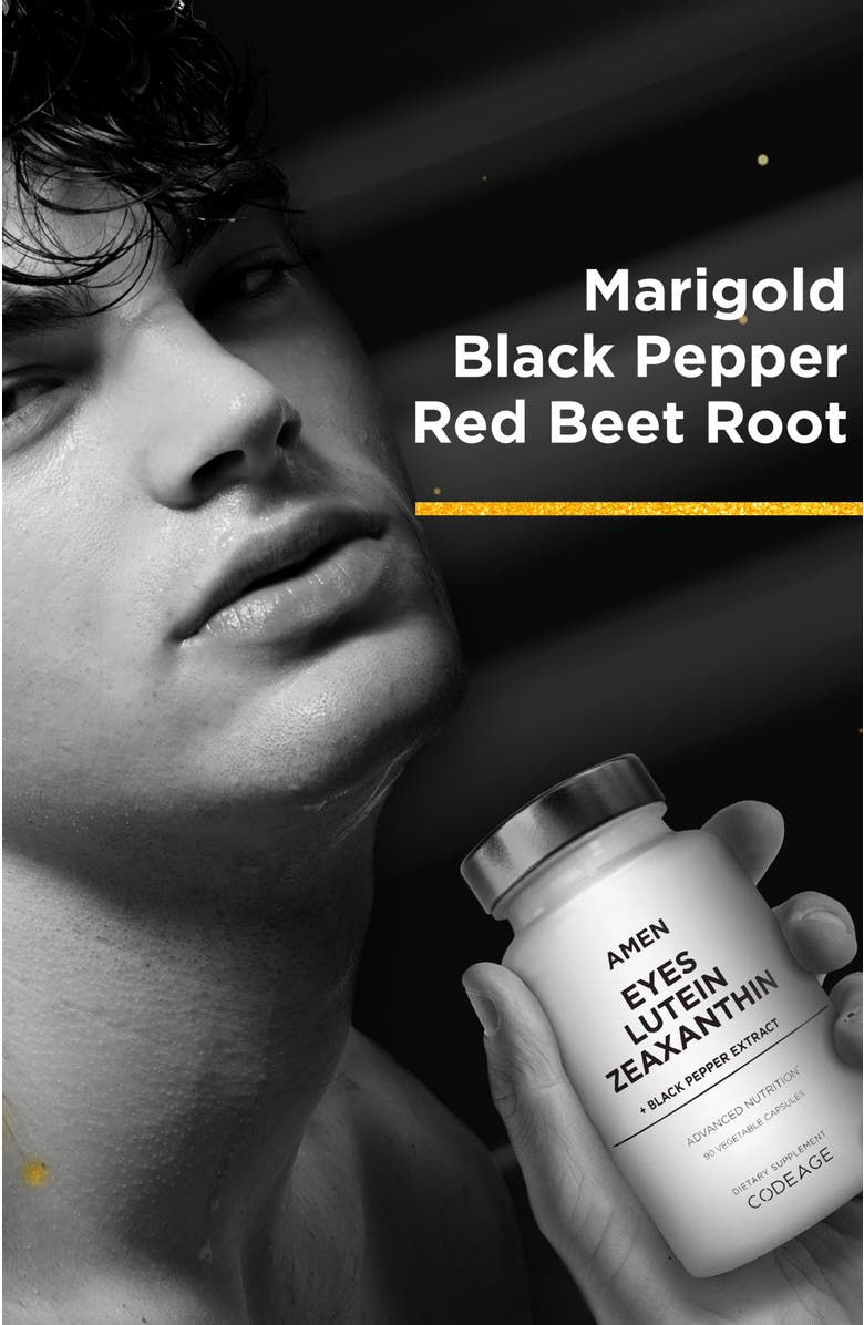 Codeage Amen Eyes Lutein Zeaxanthin Supplement, Alternate, color, White