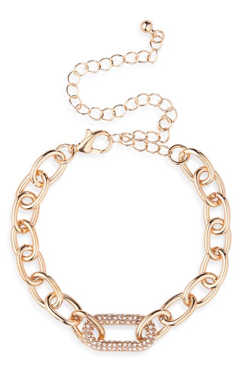 Chunky Link Pavé CZ Bracelet