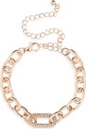 NORDSTROM RACK Chunky Link Pavé CZ Bracelet