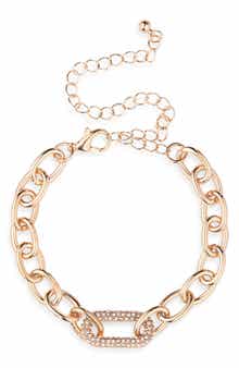 NORDSTROM RACK Chunky Link Pavé CZ Bracelet
