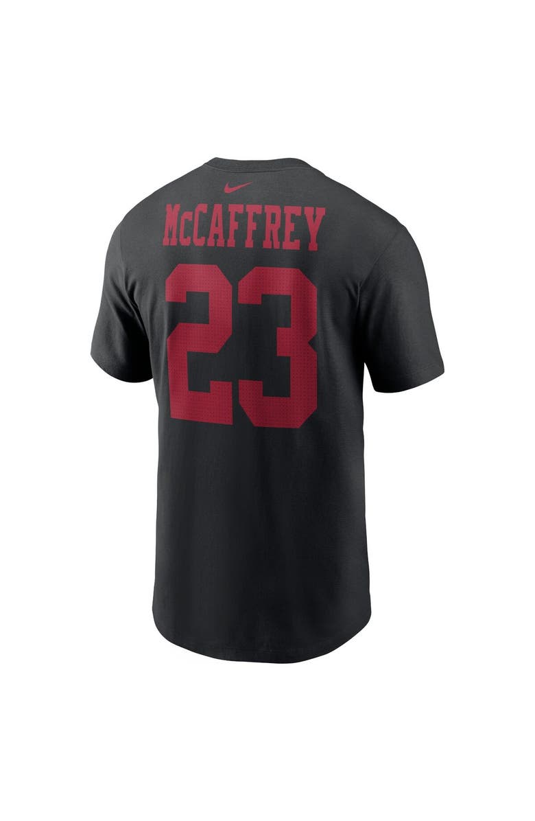 Nike Men's Nike Christian McCaffrey Black San Francisco 49ers Player Name & Number T-Shirt, Alternate, color, Black