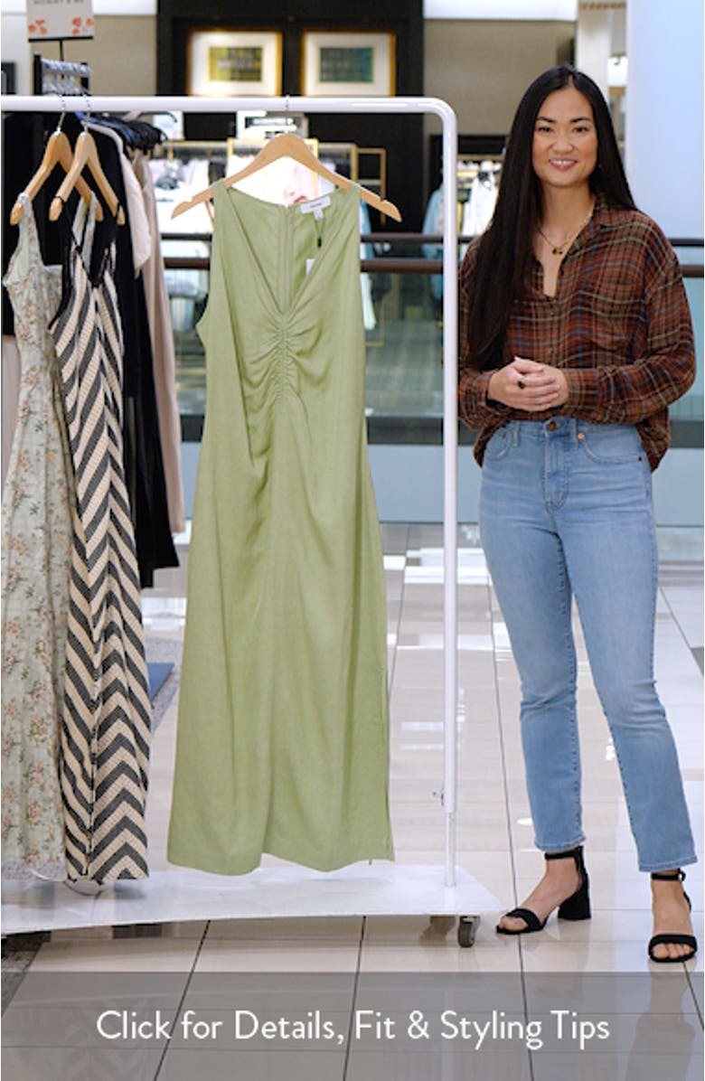 Pari Ruched Midi Dress, sales video thumbnail