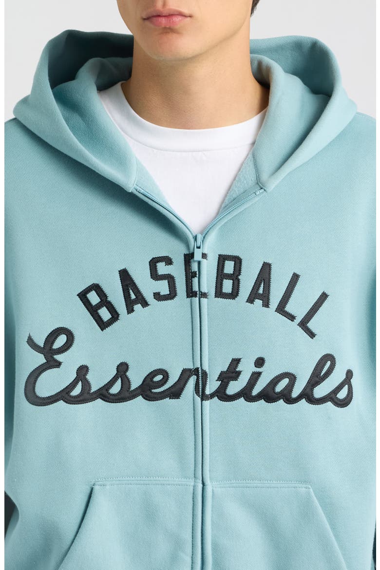 x MLB Full Zip Hoodie, Alternate, color, STONE BLUE