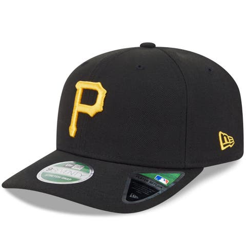 Men's New Era  Black Pittsburgh Pirates Player Replica 9SEVENTY Adjustable Hat
