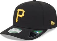 New Era Men's New Era  Black Pittsburgh Pirates Player Replica 9SEVENTY Adjustable Hat