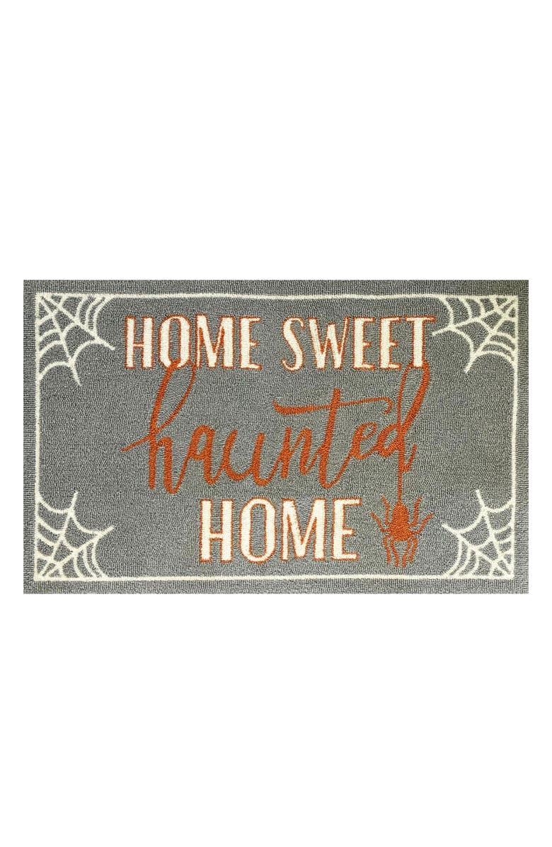 R16 HOME Home Sweet Haunted Home Doormat, Main, color, 