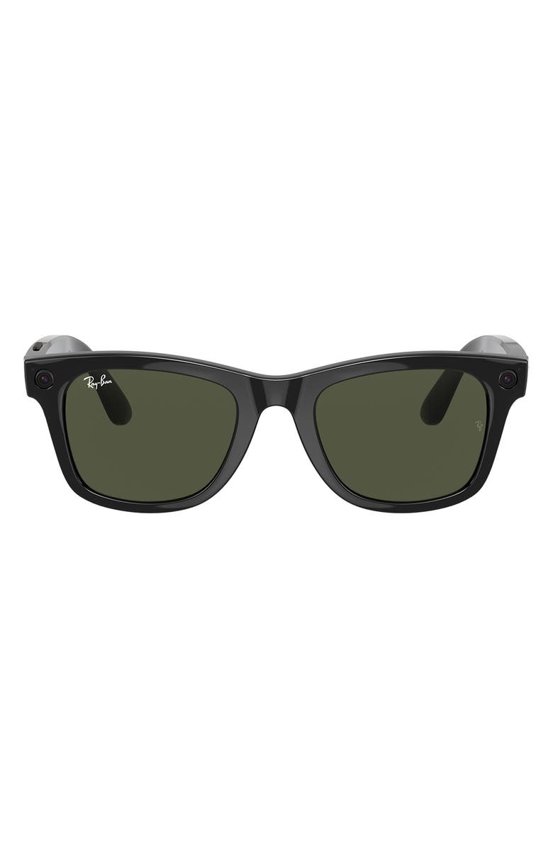 Ray-Ban Stories Wayfarer 53mm Smart Glasses, Main, color,