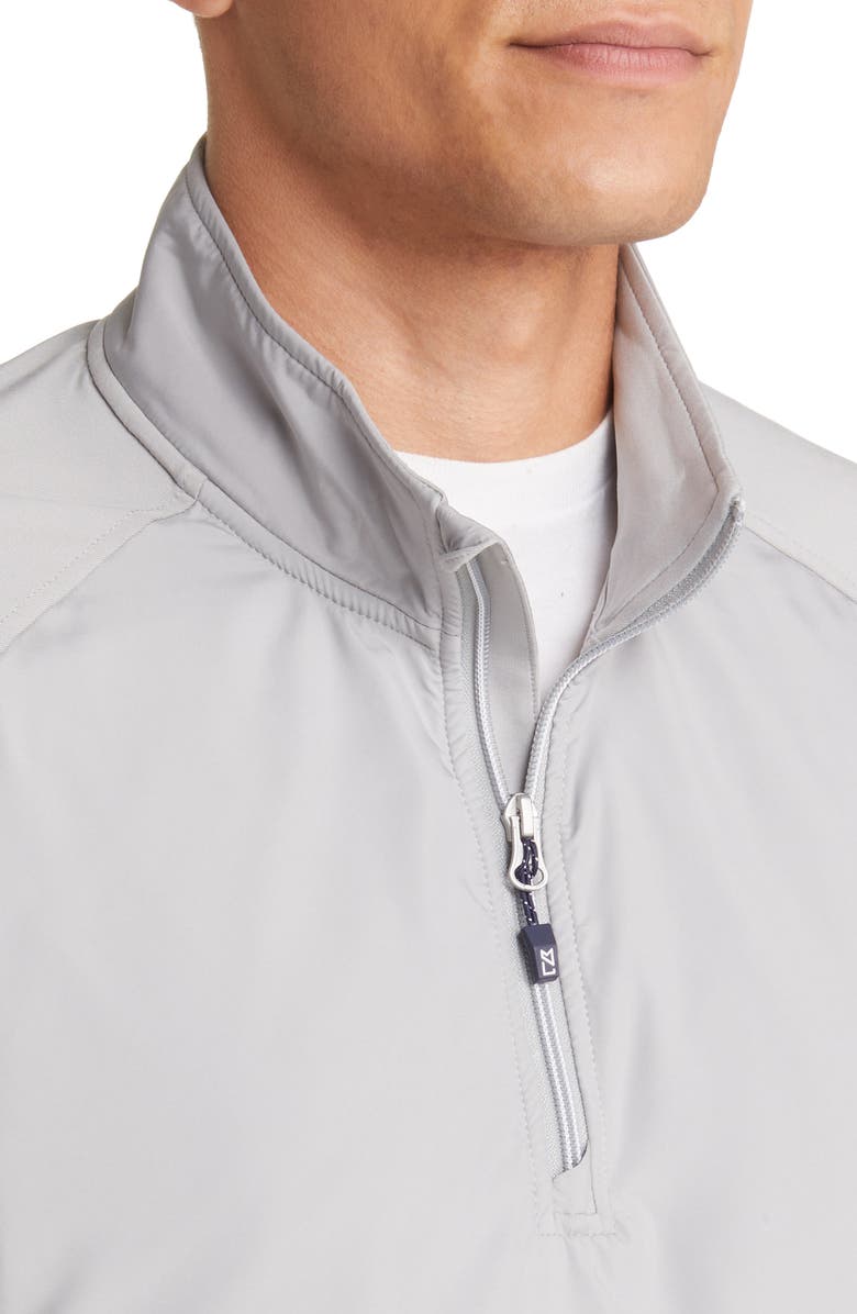Cutter & Buck Adapt Hybrid Quarter Zip Pullover, Alternate, color, Polished
