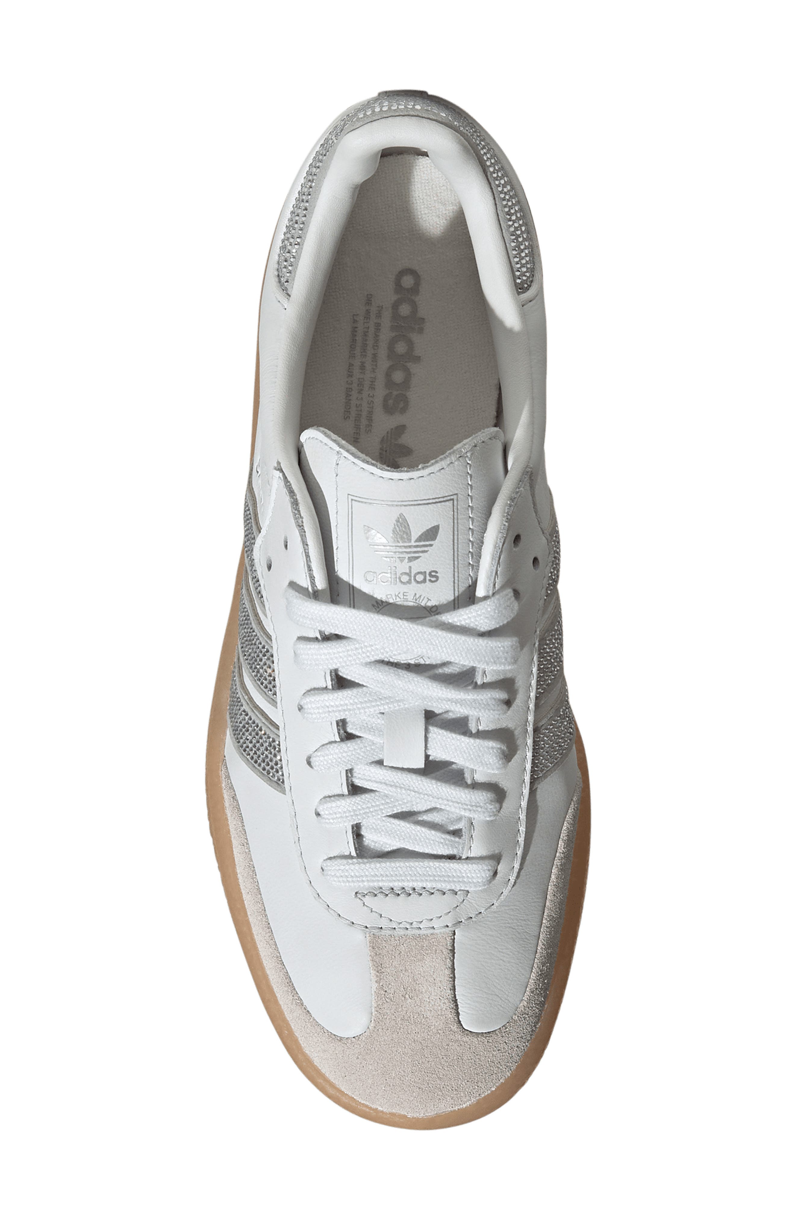 Sambae Sneaker, Alternate, color, CRYSTAL WHITE/ SILVER/ GUM4