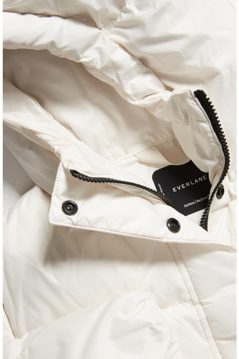 The ReNew Long Puffer Coat, Alternate, color, BONE